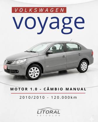 VOLKSWAGEN VOYAGE 1.0 MI 8V FLEX 4P MANUAL